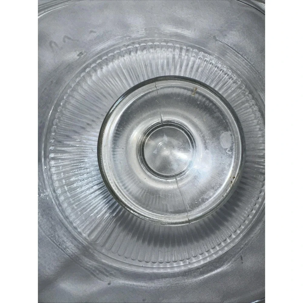 Pyrex P-9 C-1 Clear Square Casserole Replacement Lid With Knob Fits 8